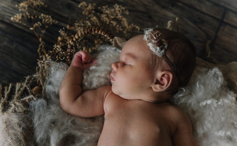 newborn baby girl boho