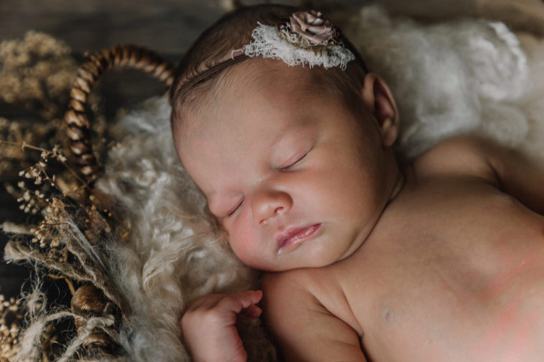 newborn baby girl boho