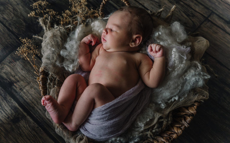 newborn baby girl boho