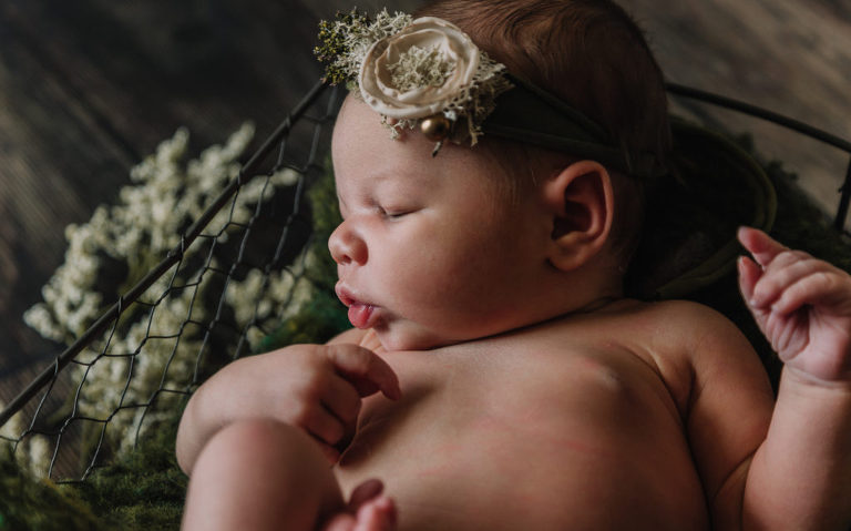 newborn baby girl boho